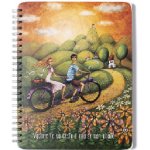 Bobo Kroužkový blok A5 Raduji se z maličkostí linka 50 listů – Zbozi.Blesk.cz