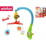 Winfun Kolotoč nad postýlku 50 cm s chrastítky a kousátkem na baterie se zvukem – Hledejceny.cz