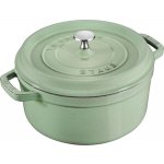 STAUB Hrnec kulatý 28 cm šalvějově zelený 6,7l – Zboží Dáma STAUB Hrnec kulatý 28 cm šalvějově zelený 6,7l – Zboží Dáma