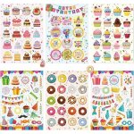 SPERMUOY 6 ks samolepek k narozeninám - Narozeninové samolepky pro děti - Dárky k narozeninovým – Zboží Dáma