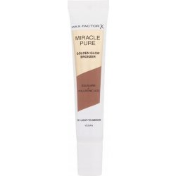 Max Factor Miracle Pure Golden Glow Bronzer rozjasňující krémový bronzer 001 Light-To-Medium 15 ml