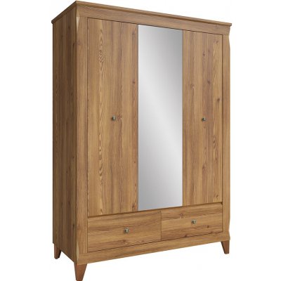 BRW Bergen SZF2D1M2S Modřín sibiu zlatý – Zbozi.Blesk.cz