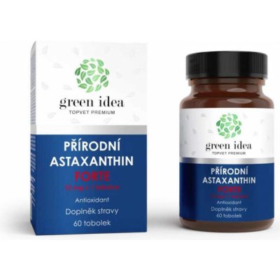 Green idea Astaxanthin přírodní antioxidant 60 tablet – Hledejceny.cz