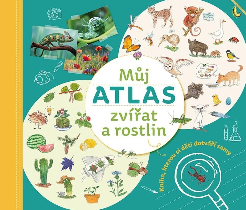 Familium Můj atlas zvířat a rostlin : Kniha, kterou si děti dotváří samy,