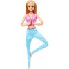Panenka Barbie Barbie v pohybu v modrých legínách