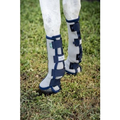 HORSEWARE Chrániče proti hmyzu Horseware pár silver & navy – Zboží Dáma