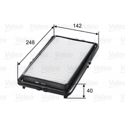 Vzduchový filtr VALEO 585261 – Hledejceny.cz