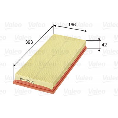 Vzduchový filtr VALEO 585120 – Hledejceny.cz