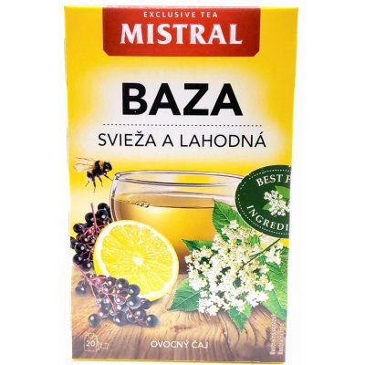 Mistral Ovocné čaje Bez 20 x 2 g – Hledejceny.cz