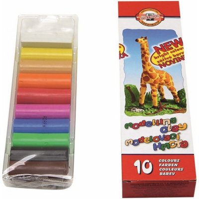 KOH-i-NOOR modelovací hmota 10 barev 200 g – Sleviste.cz