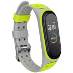 Xiaomi Mi Band 5/6 náhradní náramek Jemný silikon Šedo zelená MBSCZ-JS5SZ – Zbozi.Blesk.cz