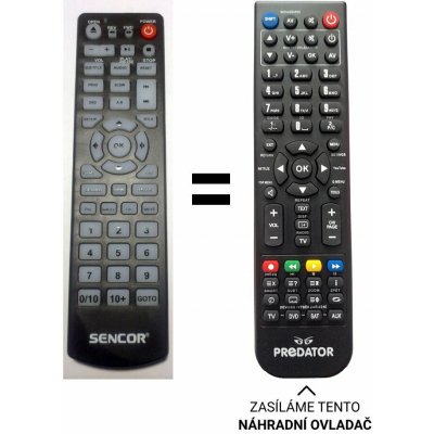 Dálkový ovladač Predátor Sencor SDV7406H – Zboží Živě