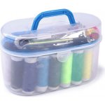 Sada na šití v boxu, malé, 2 modrá – Zboží Dáma