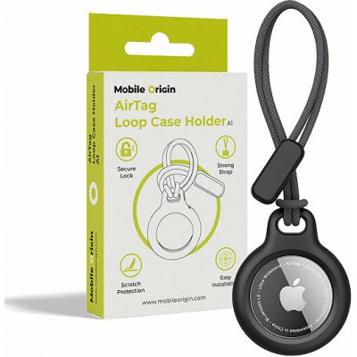 Mobile Origin Airtag Loop Case Holder A1 (MO-ALCH-BLK-A1) černé – Zboží Živě