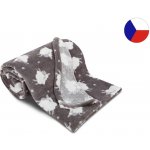 Sleep-well Dětská deka z mikroflanelu s ovečkami tmavě šedá – Zboží Dáma