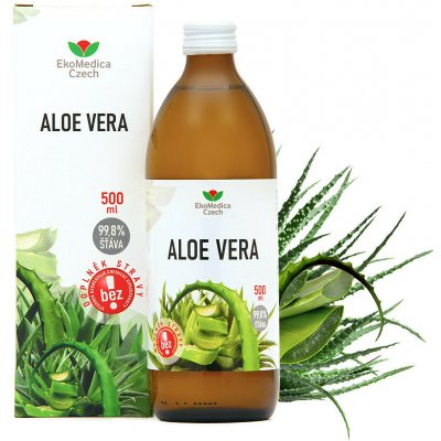 EkoMedica Šťáva Aloe s dužinou 99,8% 500 ml – Hledejceny.cz