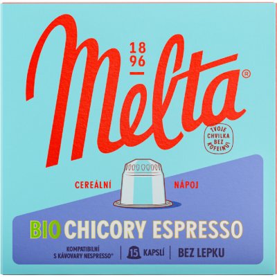 MELTA BIO Chicory Espresso kapsle kompatibilní s Nespresso 15 ks – Hledejceny.cz