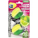 Power Air Vůně do myčky Clean & Fresh Lemon 2 ks – Zboží Mobilmania