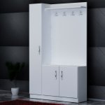 ASIR Předsíňová stěna NATUREL bílá – Zboží Dáma