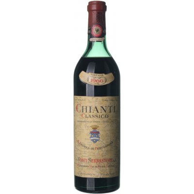 Conti Serristori Chianti suché červené 1966 0,75 l (holá láhev) – Hledejceny.cz
