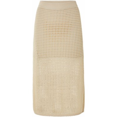 esmara dámská ažurová midi sukně střih zdůrazňující postavu béžová – Zboží Dáma