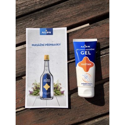 Alpa bylinný masážní gel Kaštan 100 ml – Zboží Mobilmania