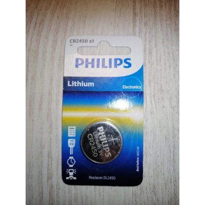 Philips CR2450 1ks CR2450/10B – Zboží Mobilmania