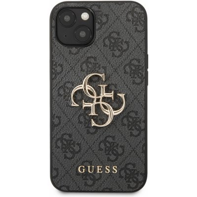 Pouzdro Guess Big 4G Metal Logo Hard Case iPhone 13, šedé – Zboží Mobilmania