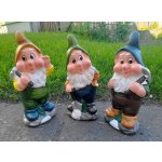 Trpaslík s nářadím velký 3 druhy – Zboží Dáma