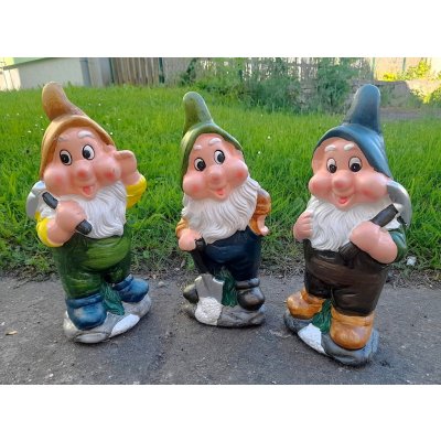 Trpaslík s nářadím velký 3 druhy – Zboží Dáma