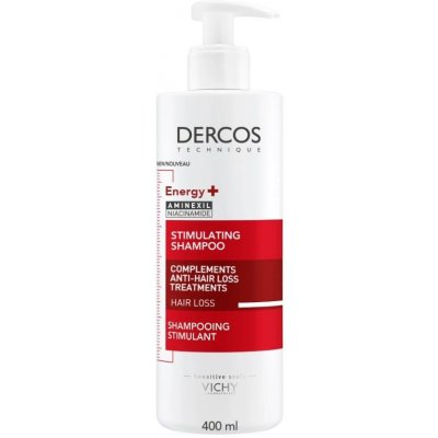 Vichy Dercos Energy+ Stimulating Shampoo posilující šampon proti vypadávání vlasů 400 ml – Zboží Dáma
