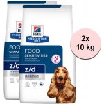 Hill’s Prescription Diet Z/D Food Sensitivities 2 x 10 kg – Hledejceny.cz