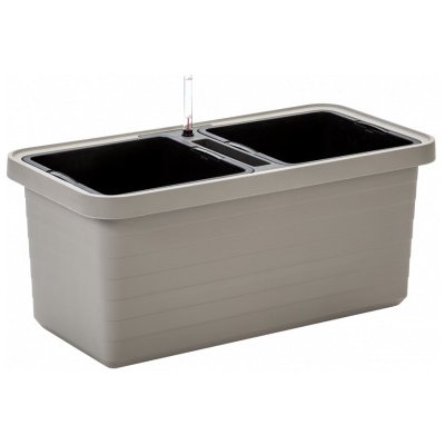 Plastia Velkoobjemový truhlík Berberis DUO 78x39x35 cm taupe – Zboží Mobilmania