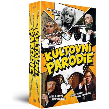 Kolekce Kultovní parodie - Adéla ještě nevečeřela + Čtyři vraždy stačí, drahoušku + Kdo chce zabít Jessii? + Pane, vy jste vdova+ Tajemství hradu v Karpatech DVD