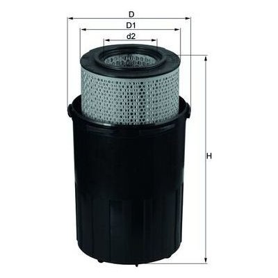 Vzduchový filtr MAHLE LX 388 – Hledejceny.cz