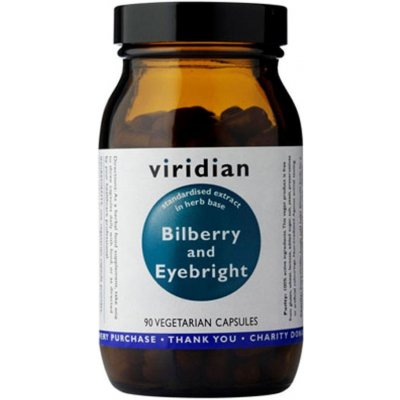 Viridian Bilberry and Eyebright 90 kapslí