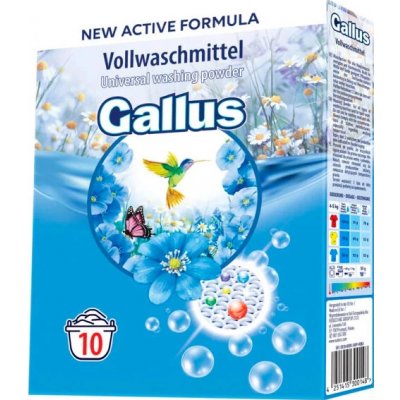 Gallus prací prášek Universal 10 PD 650 g – Zboží Dáma