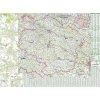 Nástěnné mapy ZES Kraj Vysočina - nástěnná mapa 130 x 97 cm Varianta: bez rámu v tubusu, Provedení: laminovaná mapa v lištách