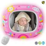 Benbat zrcátko pro pozorování dítěte 30 cm x 31 cm růžové – Hledejceny.cz