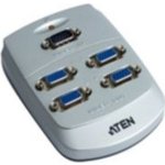 Aten VS-84 VGA splitter / 4-portový (1 PC - 4 monitory) / 250MHz – Zboží Živě