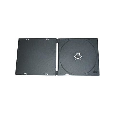 Obal na CD COVER IT pro VCD slim plastový 5,2 mm Obal na CD, pro VCD, slim, šířka 5,2 mm, černý, plastový 27017 – Zboží Živě