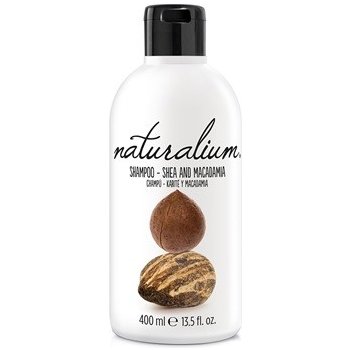 Naturalium Nuts Shea and Macadamia regenerační šampon pro suché a poškozené vlasy 400 ml