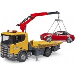Bruder 3552 Auto Scania Super 560R odtahovka + roadster na baterie Světlo Zvuk – Hledejceny.cz