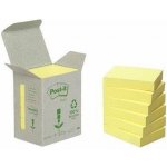 Samolepicí bloček, žlutá, 38x51 mm, 6x100 listů, recyklovaný, 3M POSTIT – Hledejceny.cz