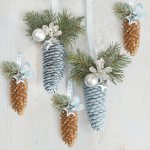 Daisy Ubrousky Vánoce šišky smrkové 33x33 cm 3N 20 ks – Zboží Dáma