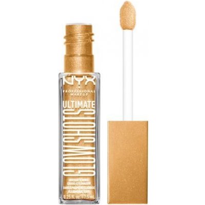 NYX Professional Makeup Ultimate Glow Shots třpytivý tekutý oční stín 14 Glitzy Guava 7,5 ml