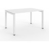 Psací a pracovní stůl MALOW Kancelářský stůl Stb Comfort 1280 s hloubkou 800 mm, šířkou 1200 mm [šedá, antracitová]