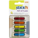 Hopax Samolepící záložky Stick'n Pop-Up 45x12mm, šipky, 5 barev – Hledejceny.cz