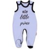 Kojenecké dupačky Baby Nellys Kojenecké bavlněné dupačky Little Prince modré