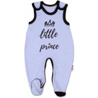 Baby Nellys Kojenecké bavlněné dupačky Little Prince modré – Zboží Mobilmania